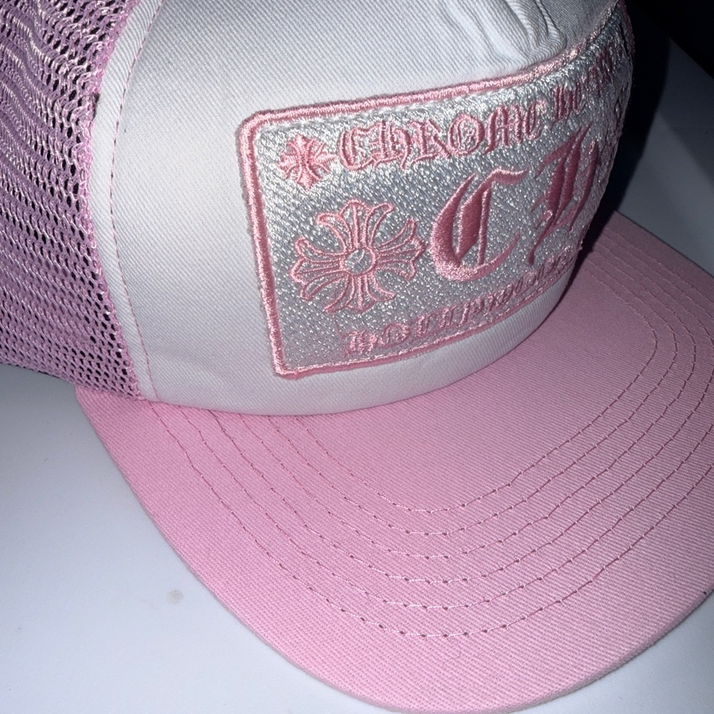 Pink and White Trucker Hat